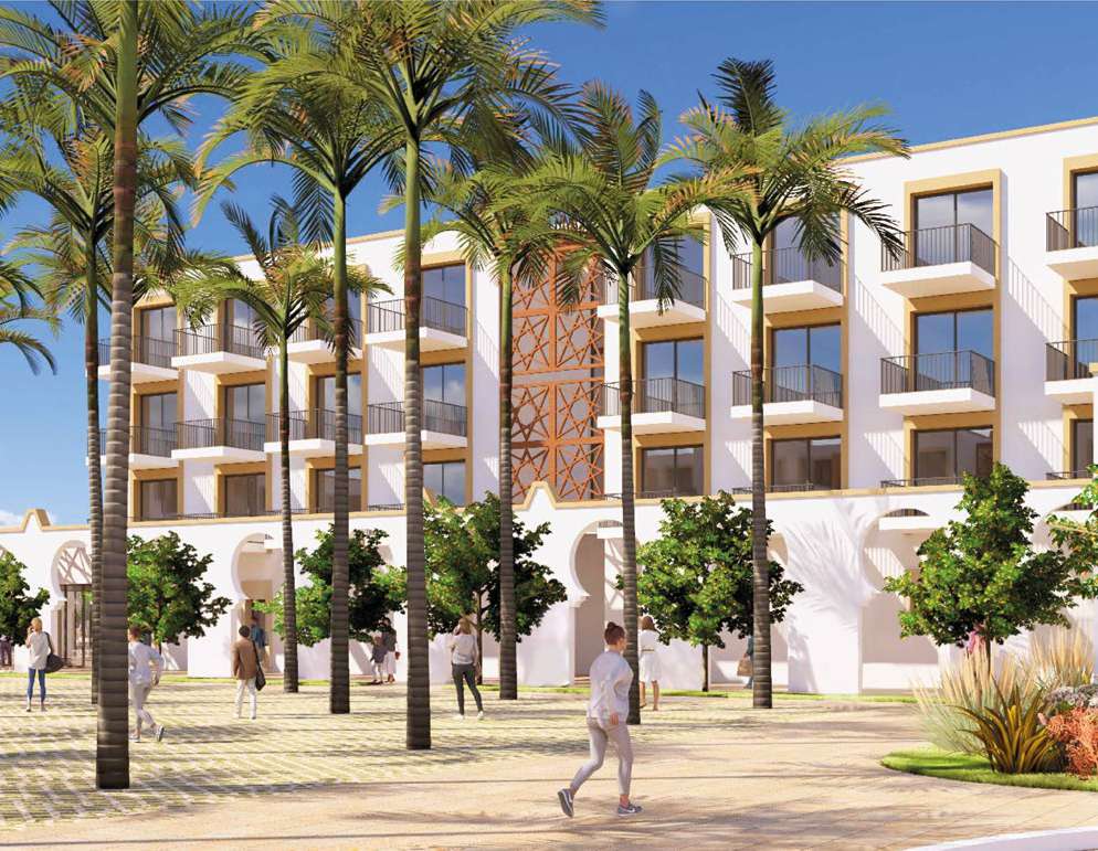 Façade de l'hôtel 4★ intégré