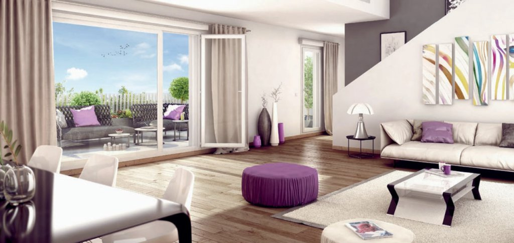 CLAIX T4 DE 91m2 donnant sur terrasse de 11m2 et jardin de 29m2
