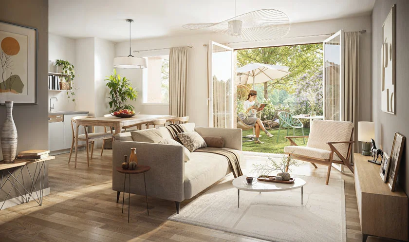 VIF MAISON MITOYENNE T5 DE 109m2 donnant sur terrasse de 31m2 et beau jardin de 157m2