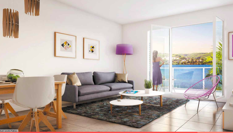 DUINGT T3 de 61M2 donnant sur balcon de 17m2